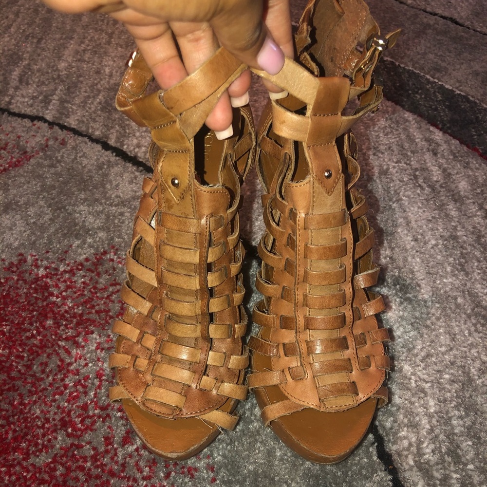 BCBG cages sandals